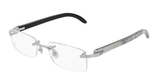 Cartier White Horn Glasses CT0046O