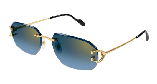 Cartier Rimless Rectangle Sunglasses CT0468S