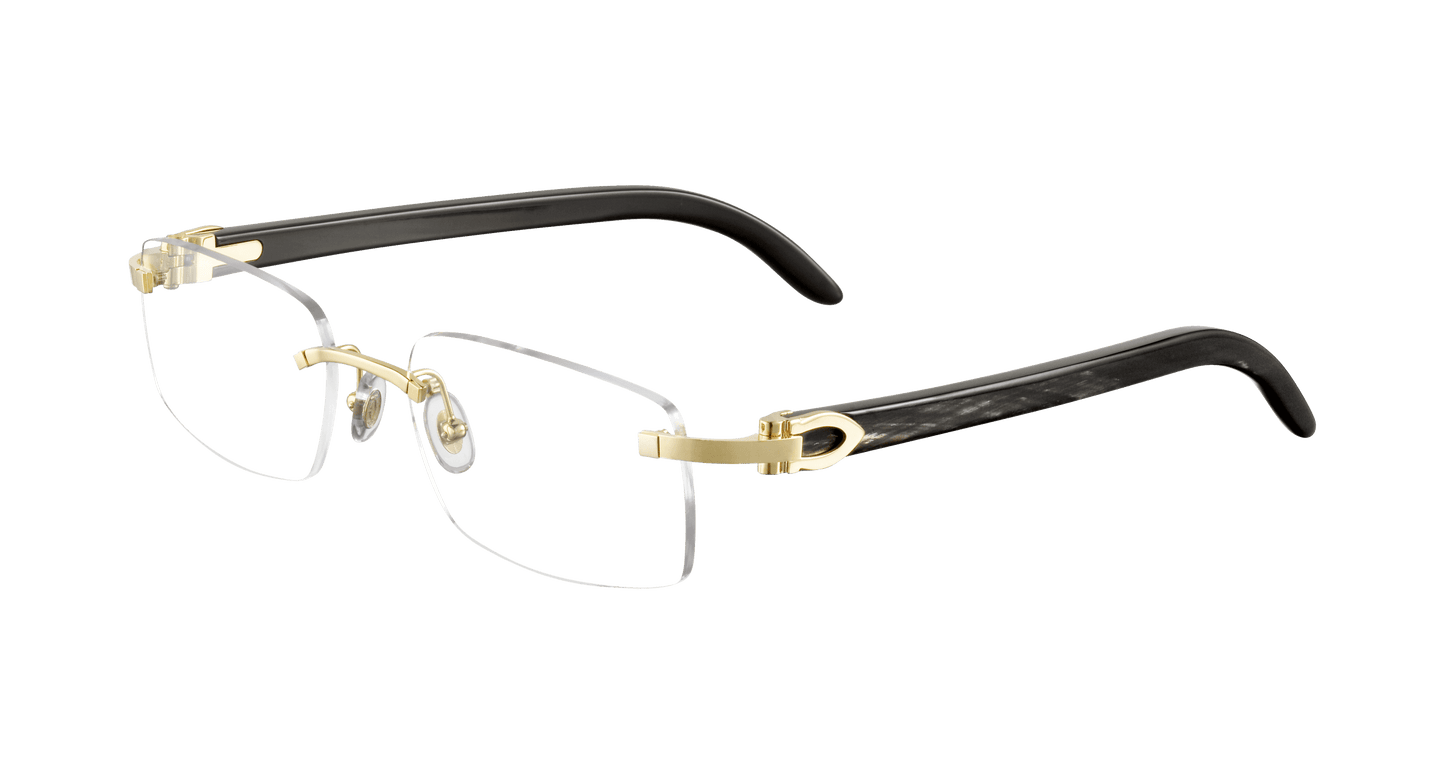 Cartier Black Horn Glasses CT0049O