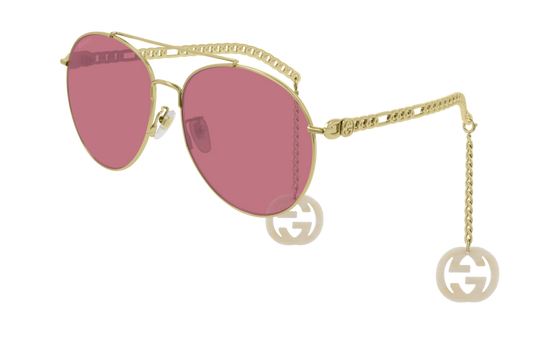 Gucci Women's Pilot Sunglasses GG0725S