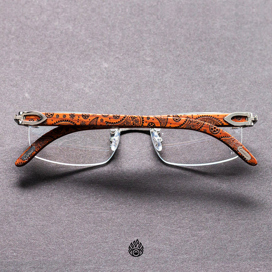Custom Paisley Wood Glasses